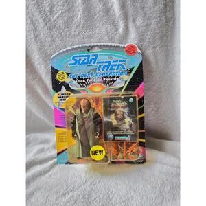 vintage 1993 Playmates Toys Star Trek: The Next Generation Klingon Warrior Worf